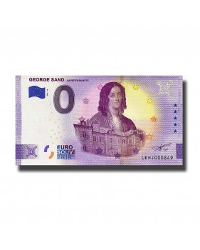 0 Euro Souvenir Banknote George Sand France UEHJ 2021-10