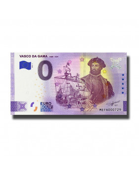 0 Euro Souvenir Banknote Vasco Da Gama Portugal MEFA 2021-1