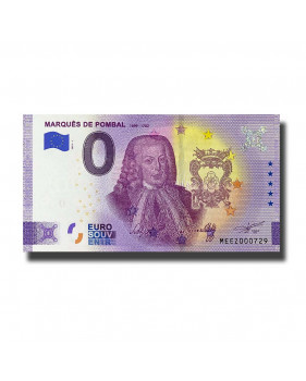 0 Euro Souvenir Banknote Marques De Pombal Portugal MEEZ 2021-1