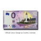 0 Euro Souvenir Banknote Les Phares De Bretagne Colour France UEMW 2021-11