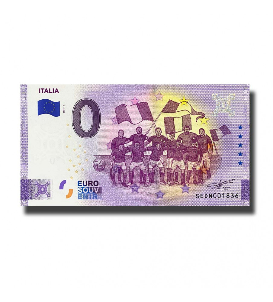 0 Euro Souvenir Banknote Italia Italy SEDN 2021-1