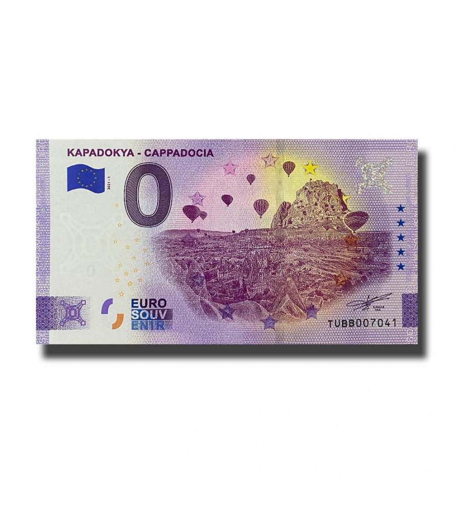 0 Euro Souvenir Banknote Kapadokya - Cappadocia Turkey TUBB 2021-1