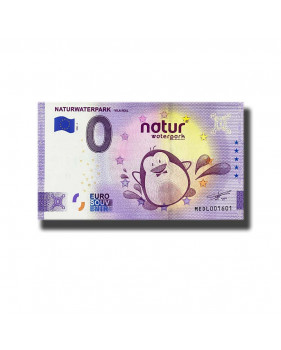 0 Euro Souvenir Banknote Naturwaterpark Portugal MEDL 2021-1