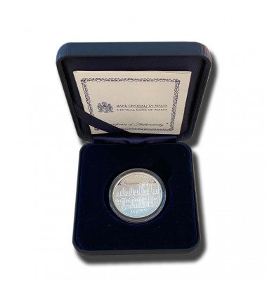 2013 Malta - Lm10 Auberge De Provence Commemorative Silver Coin Proof S