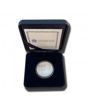 2013 Malta - Lm10 Auberge De Provence Commemorative Silver Coin Proof S