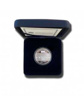 2014 Malta €10 The Auberge d`Aragon Commemorative Silver Coin Proof