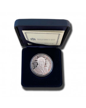 2014 Malta €10 Mro. Charles Camilleri(1931-2009) Commemorative Silver Coin Proof