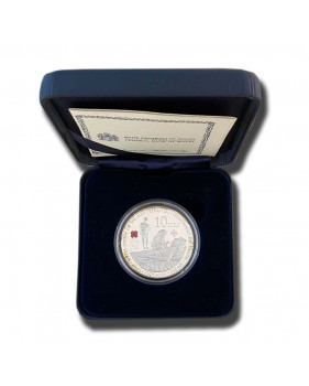 2014 Malta €10 Malta the First World War Commemorative Silver Coin Proof