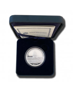 2017 Malta €10 The Argotti Botanical Gardens Conservatory Commemorative Silver Coin Proof