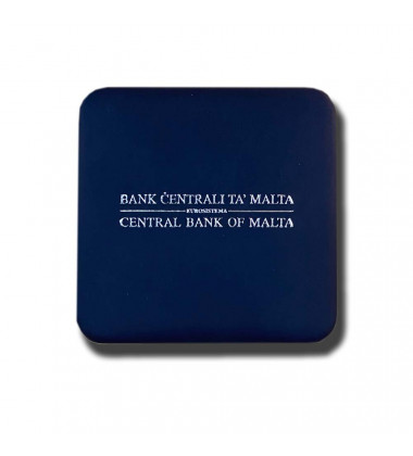 2018 Malta €10 The Central Bank of Malta 1968-2018 50th Anniversary Commemorative Silver Coin Proof