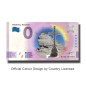 0 Euro Souvenir Banknote Masivul Bucegi Colour Romania ROAC 2021-1