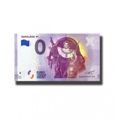 0 Euro Souvenir Banknote Napoleon 1er France UEAV 2020-1