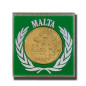 1989 MALTA MEDAL 25 YEARS OF INDEPENDENCE GOLD GILT