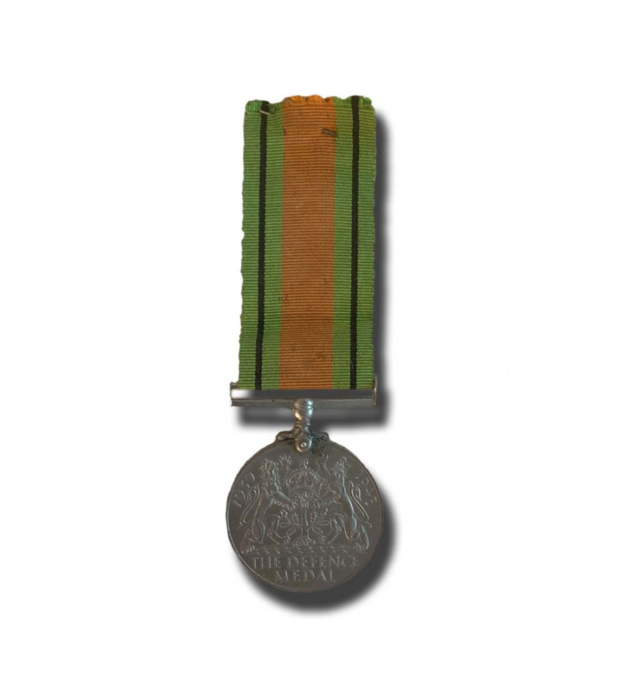 Defence Medal WWII With Ribbon