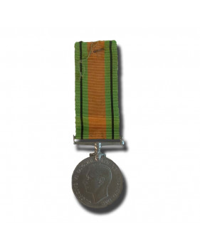 Defence Medal WWII With Ribbon