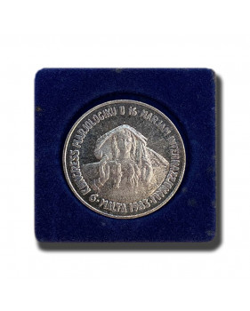 1983 Malta Centinarju Tal Madonna Ta'Pinu Centenary Medal in Box