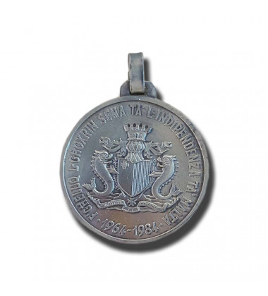 1984 Malta 205h Anniversary of Independence Medallion