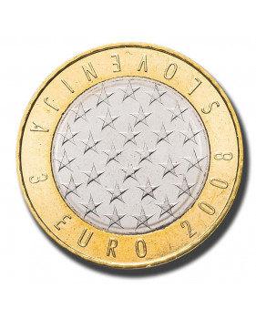 2008 3 Euro Slovenia Coin