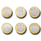 Slovenia 3 Euro Coins Set of 6 Different Coins