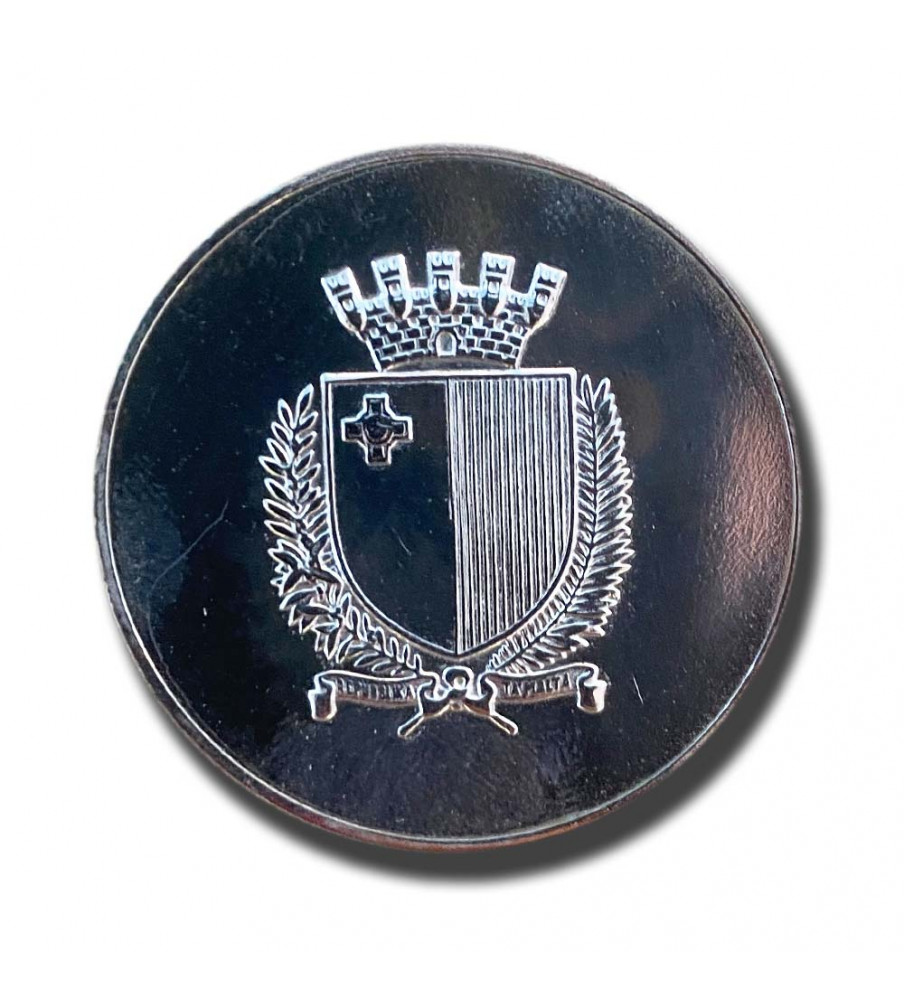1989 MALTA MEDAL 25 YEARS OF INDEPENDENCE SILVER GILT 1989 MALTA MEDAL 25 YEARS OF INDEPENDENCE SILVER GILT
